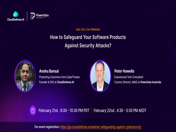 CloudDefense.AI & PowerGate to Host an Exclusive Webinar on Safeguarding Software Products Against Cybersecurity Attacks