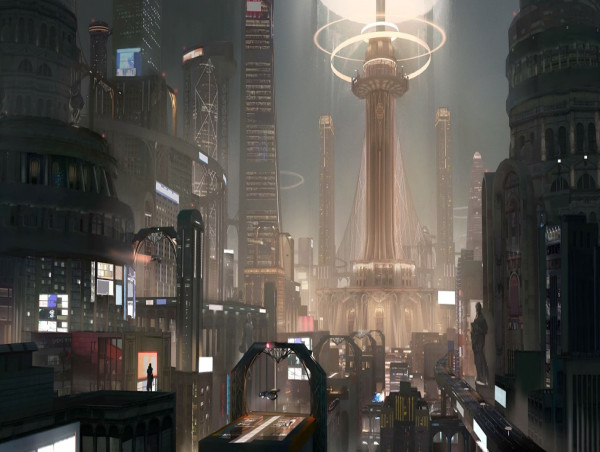 Canvas of the Future: Unveiling the Visionary Artistry ‘Futuristic City’ of Rita Yuwei Li