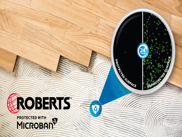  Microban and Q.E.P. expand partnership to unveil ROBERTS® Adhesives with Microban’s antimicrobial technology 