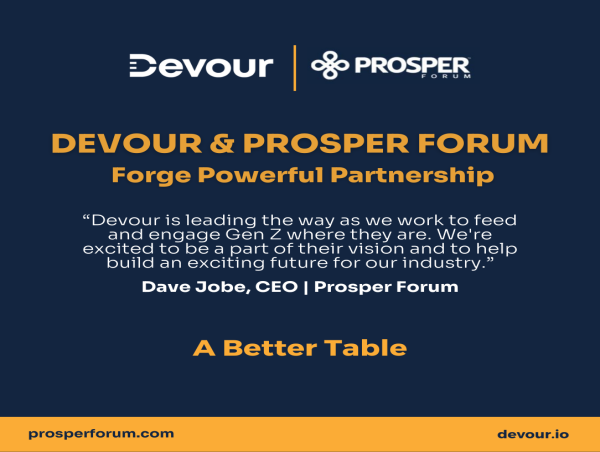 Devour and Prosper Forum: A Strategic Partnership for Hospitality's Future