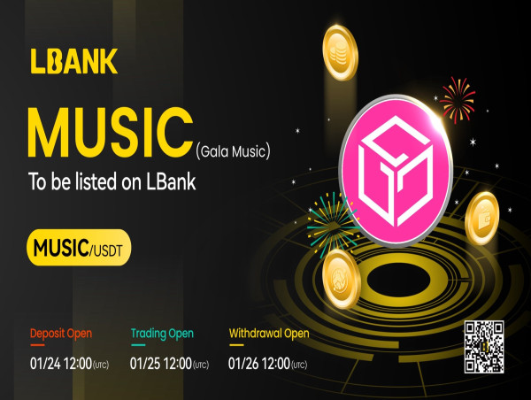 LBank Exchange Will List Gala Music (MUSIC) on January 25, 2024