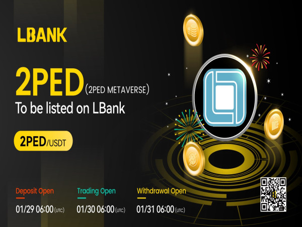  2PED Metaverse (2PED) is Now Available for Trading on LBank Exchange 
