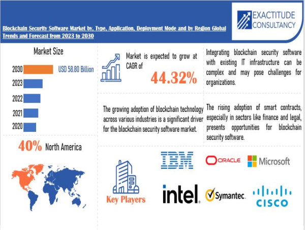 Blockchain Security Software Market Size to Worth USD 58.80 Billion by 2030 | With a 44.32% CAGR