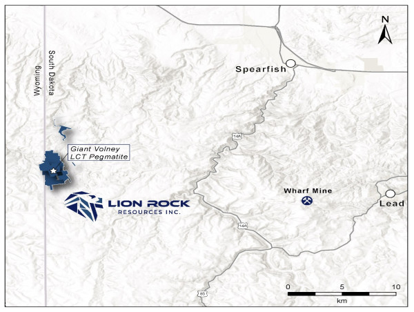  Lion Rock Enters into Letter Of Intent to Acquire Volney Lithium Project in the Black Hills 