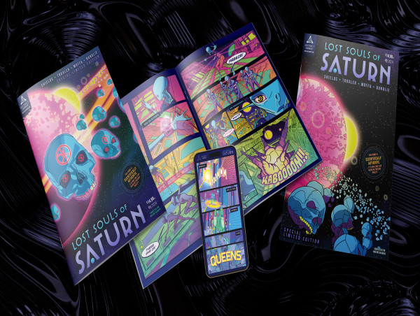 Lost Souls of Saturn partners with Abstract Comics and artist Rob Shields for Next Gen Comic and AR Gallery Experience
