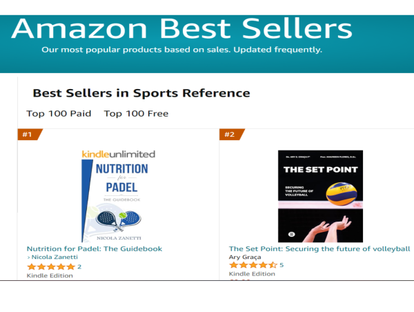 Nutrition Expert Nicola Zanetti's Latest Padel Nutrition Guide Emerges as Bestseller, Captivating Audiences Worldwide