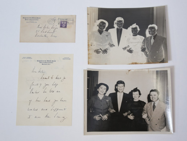  Over 100 lots dedicated to JFK and the Kennedy family will come up for bid February 25th at John McInnis Auctioneers 