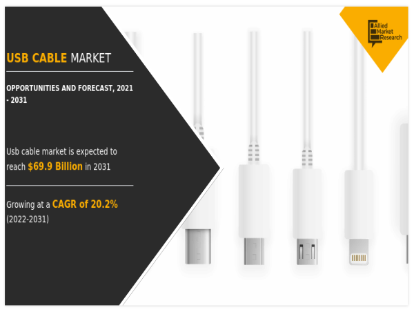  USB Cable Market: Key Strategies for $69.86B by 2031, Growing at 20.24% CAGR 