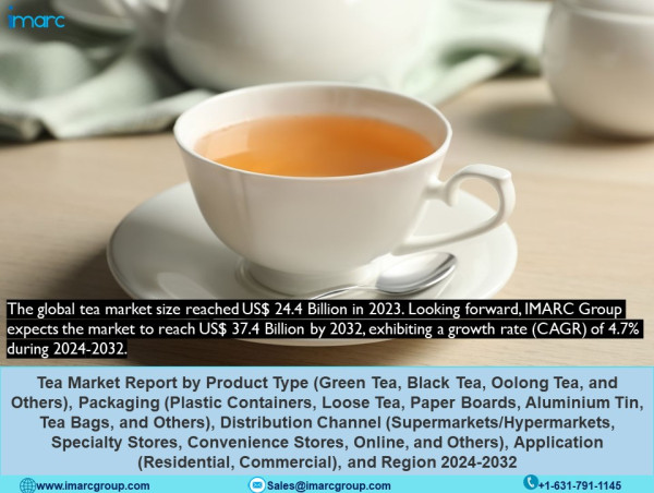  Tea Market Report 2024-2032 | Industry Size, Share, Trends, Demand, Companies and Segmentation 