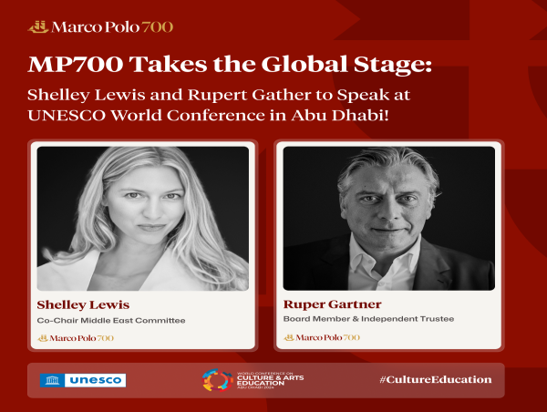 MARCOPOLO700 FOUNDATION TO PRESENT INNOVATIVE DIGITAL ART INITIATIVES AT UNESCO WORLD CONFERENCE IN ABU DHABI