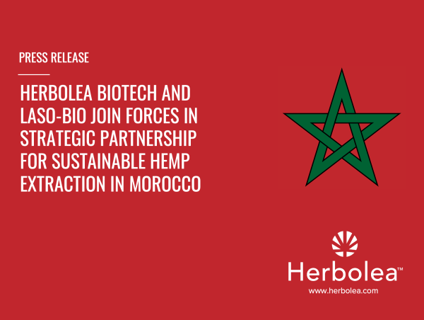  Herbolea Biotech and Laso-Bio Join Forces in Strategic Partnership for Sustainable Hemp Extraction 
