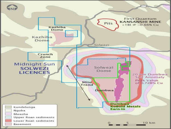 Midnight Sun and KoBold Metals Join Forces on the Dumbwa Target in Zambia