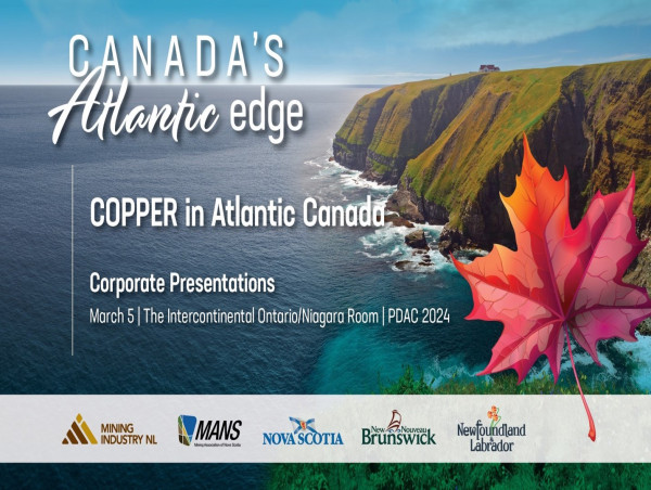 Benton Resources to Attend PDAC 2024 and Present at the Canada's Atlantic Edge Event on March 5