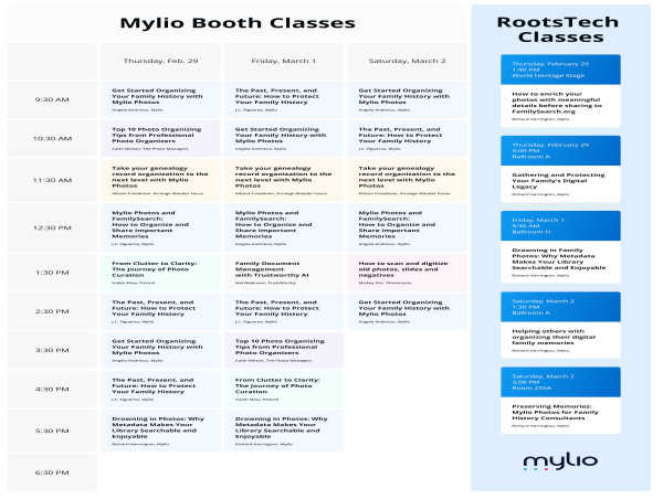 Mylio and The Photo Managers Join Forces At RootsTech 2024