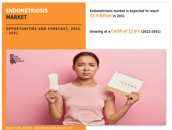 How is the competitive landscape structured within the endometriosis market?