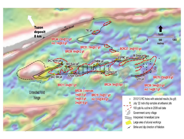Pasofino Gold Announces Commencement of Geophysical Work, Mobilisation of Drill-rig to 'Bukon Jedeh' at the Dugbe Project Liberia