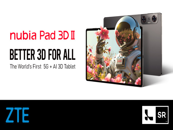  nubia Pad 3D II Debuts First Glasses-Free 5G + AI Tablet with Upgraded Immersive LeiaSR Tech 