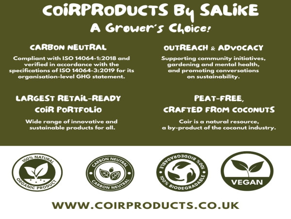  A grower’s choice: CoirProducts’ of Salike® introduces new retail-ready packaging for its full range of products 