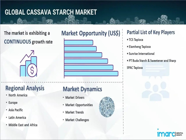 Cassava Starch Market Size, Share, Trends, Demand, Companies and Forecast 2024-2032