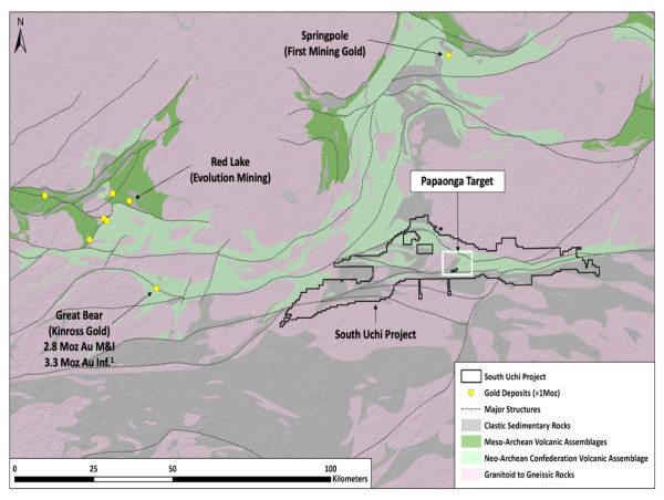 Kenorland Minerals Identifies Significant Gold-in-Till Geochemical Anomaly at the 100% Owned South Uchi Project in the Red Lake District of Northwestern Ontario