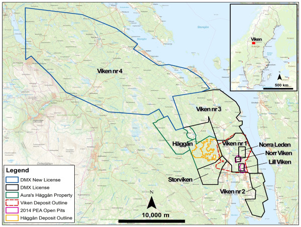 District Applies for Additional Mineral Licenses over Alum Shale Energy Metal Targets in Sweden