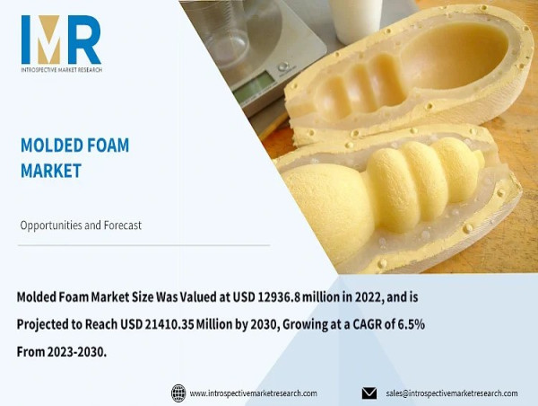  Molded Foam Market Set To Achieve A Valuation Of $21410.35 Million Riding On A 6.5% CAGR By 2030 