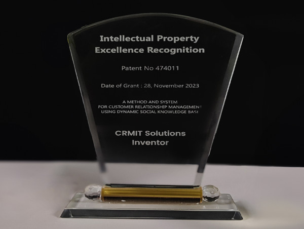  CRMIT Solutions Granted Patent to Improve Decision Making for Enterprises 