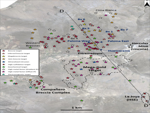 Chakana Drill Program to Test Mega-Gold, La Joya, and Estremadoyro Breccia - Soledad Project, Peru