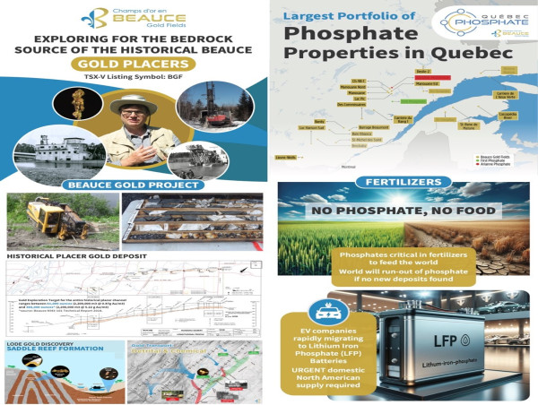 Beauce Gold Fields Exhibitor at PDAC 2024 in Toronto