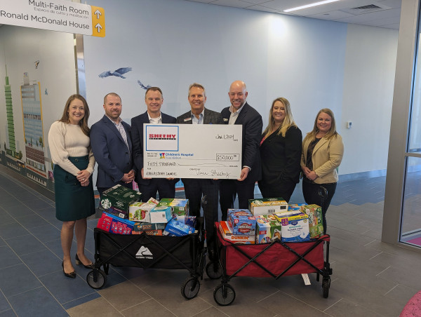 SHEEHY AUTO STORES PLEDGES $50,000 TO CHILDREN’S HOSPITAL OF RICHMOND AT VCU IN SUPPORT OF THE CHILDREN'S TOWER