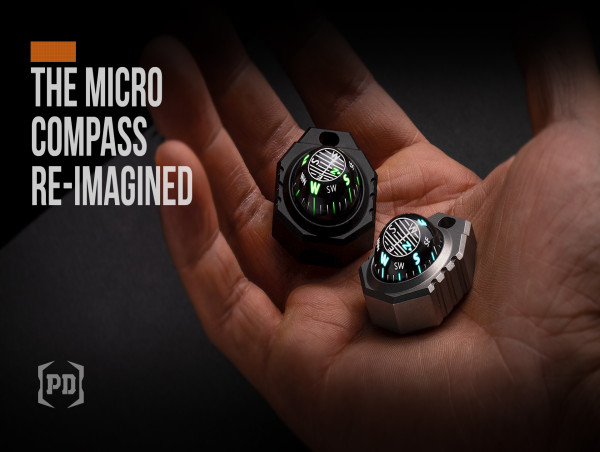  Bugeye Mini: The Trailblazer's Coin-Sized 360-Degree Floating Compass Unveiled on Kickstarter 