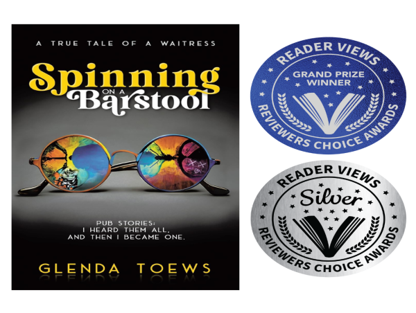“Spinning on a Barstool” wins the Reader Views Grand Prize Silver Award in Non-Fiction