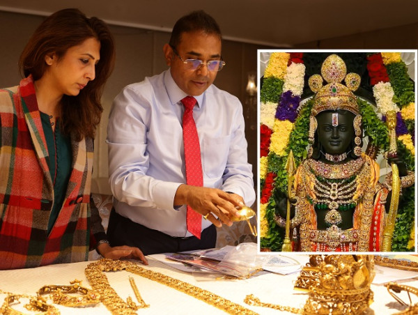  Harsahaimal Shiamlal Jewellers Designs & Curates the Jewellery for Shri Ram Lalla Idol at Ram Mandir, Ayodhya 