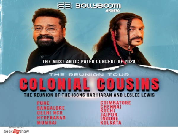  Bollyboom Announces the 11 City 'Colonial Cousins India Reunion Tour 2024' 