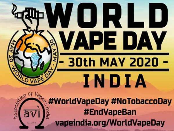  E-cigarette Users in India to Observe World Vape Day on May 30 