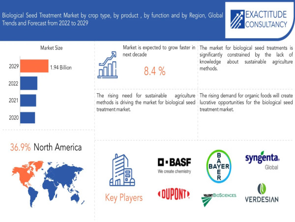 Biological Seed Treatment Market to hit USD 1.94 billion by 2030, at a CAGR of 8.4% by Exactitude Consultancy