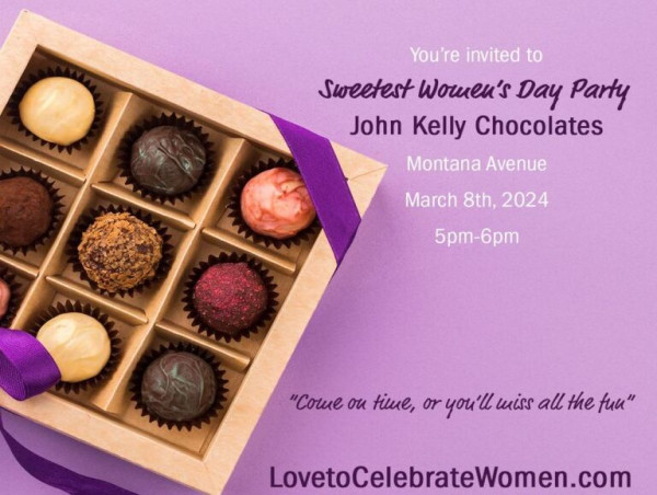 Happy Women's Day Today in LA Attend 3 Sweet Days to Party for Good Fri Sat Sun