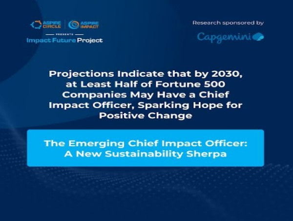  Projections Indicate that by 2030, at Least Half of Fortune 500 Companies May Have a Chief Impact Officer, Sparking Hope for Positive Change 