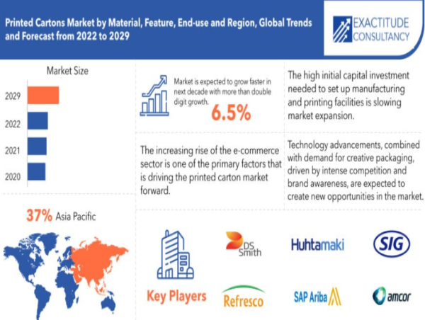  Printed Cartons Industry Size is Estimated to Reach USD 546 billion by 2030 | Exactitude Consultancy 