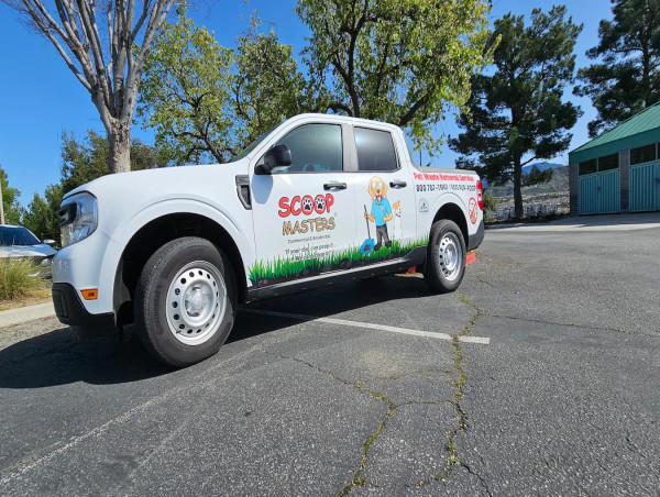 Pet Waste Removal Company Scoop Masters Introduces an Eco-Friendly Hybrid Electric Work Truck to Their Los Angeles Fleet