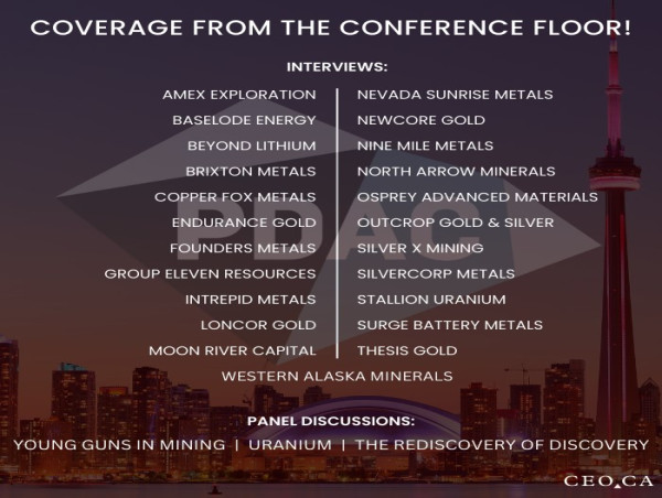 CEO.CA Presents PDAC Recap: Exclusive Interviews From Mining Leaders