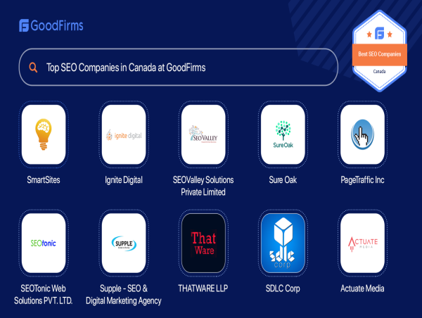GoodFirms Releases a New List of Best-Rated SEO Companies in Canada and its Cities