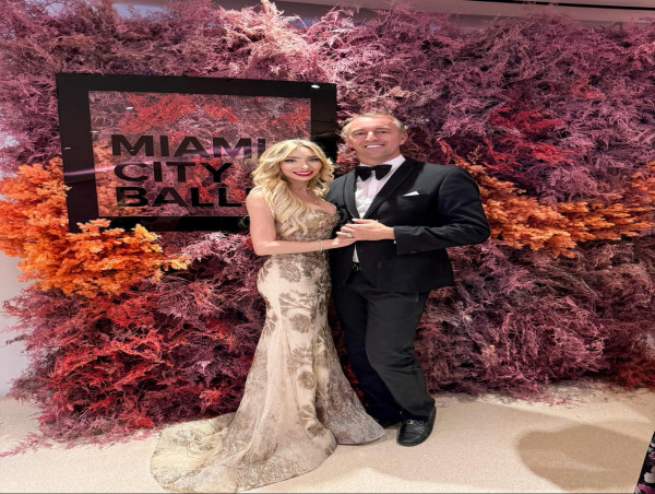 H.H. Dr. Prince Mario-Max Schaumburg-Lippe and Andrea AJ Catsimatidis support Miami City Ballet Gala