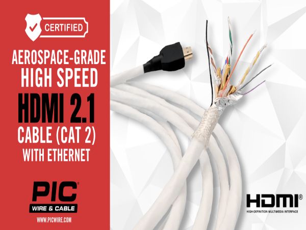  Revolutionizing Aerospace and Defense Connectivity: Industry's First HDMI® Certified Cable Unveiled 