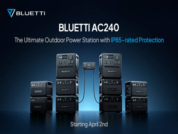  Power Beyond Limits with BLUETTI New AC240 IP65 Weatherproof Portable Power Station 