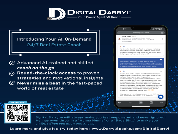  Digital Darryl™ Revolutionizes Real Estate Coaching with AI-Powered, On-Demand Platform 