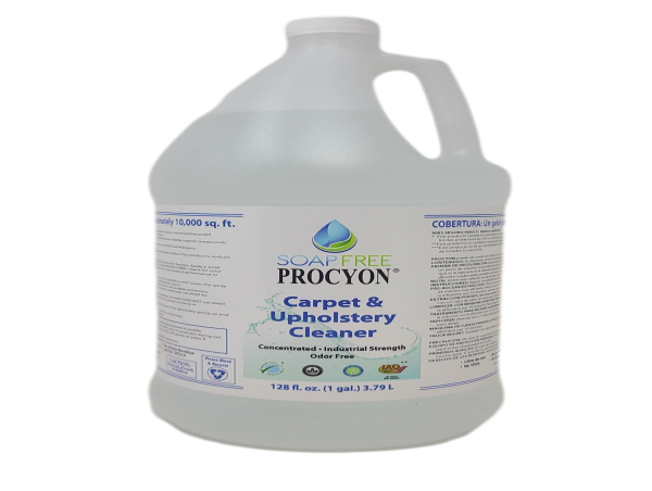  Soap Free Procyon® Carpet & Upholstery Cleaner Awarded Green Seal® Certification for Safe Carpet Cleaning Solution 