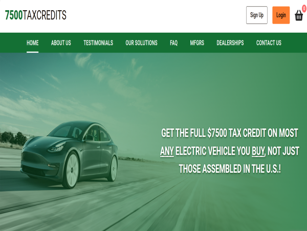  How To Make Any Electric Vehicle (EV) Purchase Tax Deductible, And Get $7500 EV Tax Credit 