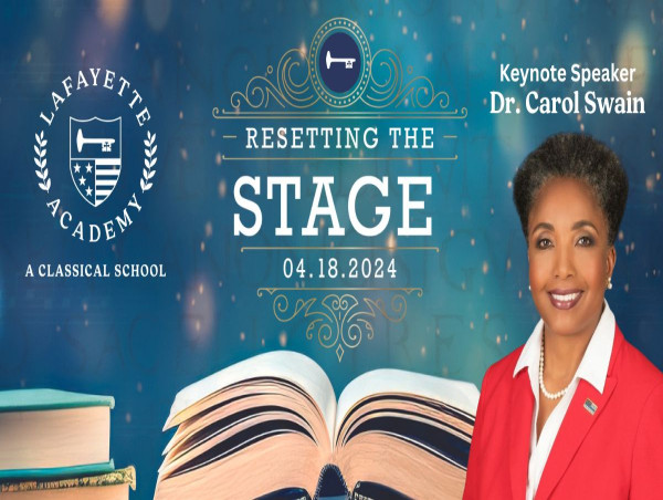 Prominent National Speaker Carol Swain to Headline ‘Resetting the Stage’ Gala in Support of Lafayette Academy
