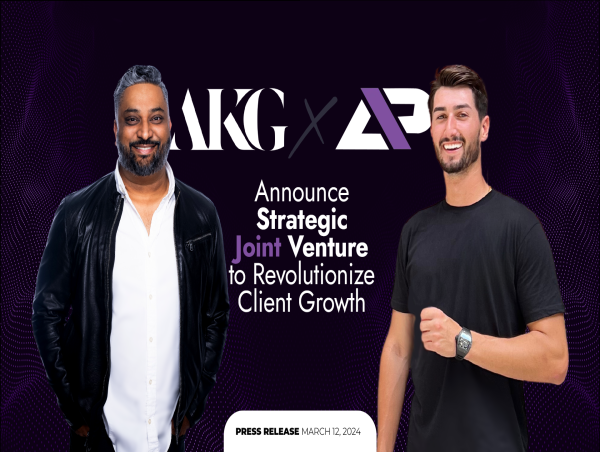AKG Creative and AlteredPixel Announce Strategic Joint Venture to Revolutionize Client Growth